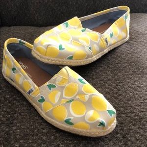 TOMS lemon Espadrilles flats